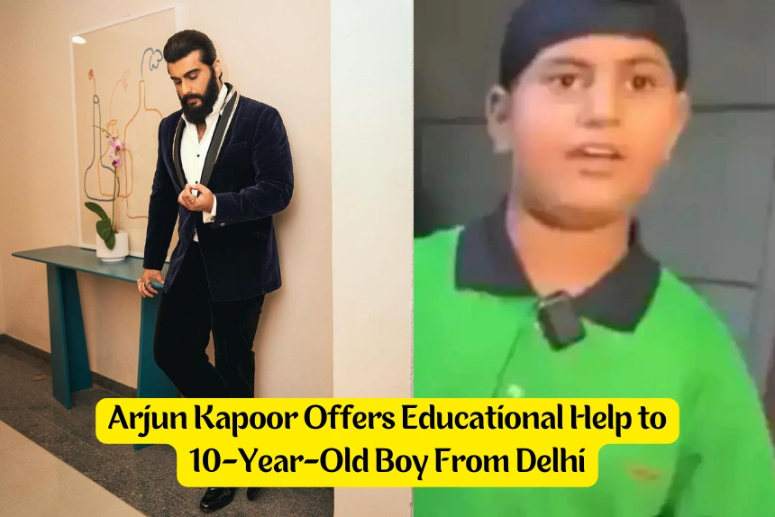 Arjun Kapoor Offers Educational Help to 10-Year-Old Boy From Delhi